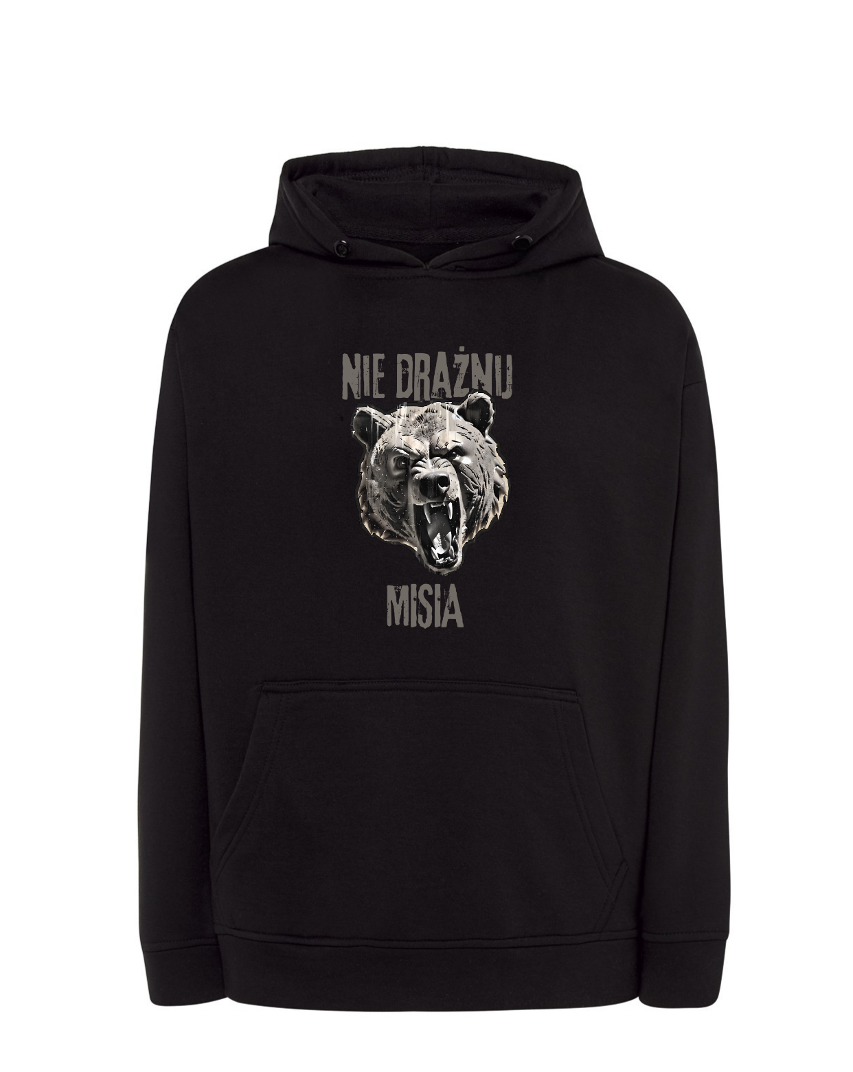 Bluza Z Kapturem Nie Drażnij Misia